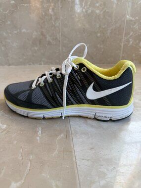 Nike Lunar Elite 2 Black Yellow Sneakers Women’s 8